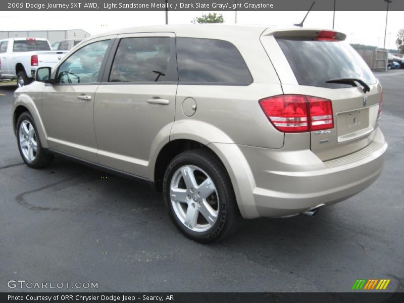 Light Sandstone Metallic / Dark Slate Gray/Light Graystone 2009 Dodge Journey SXT AWD