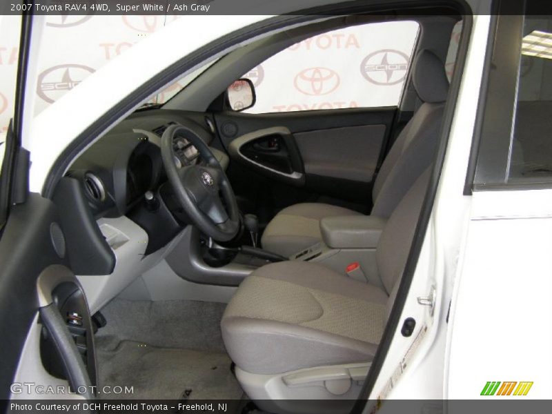 Super White / Ash Gray 2007 Toyota RAV4 4WD
