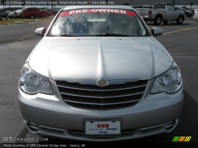 Bright Silver Metallic / Dark Slate Gray 2010 Chrysler Sebring Limited Sedan