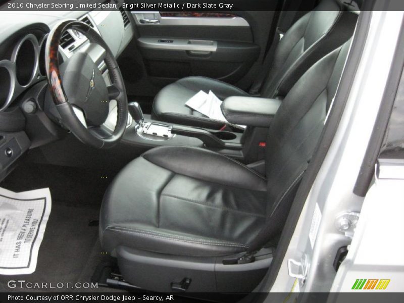 Bright Silver Metallic / Dark Slate Gray 2010 Chrysler Sebring Limited Sedan
