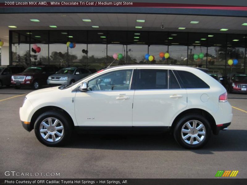 White Chocolate Tri Coat / Medium Light Stone 2008 Lincoln MKX AWD