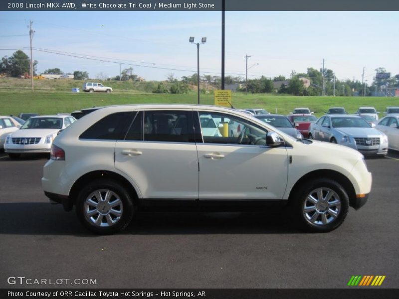 White Chocolate Tri Coat / Medium Light Stone 2008 Lincoln MKX AWD