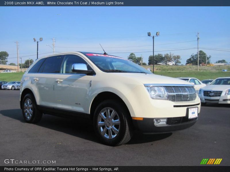 White Chocolate Tri Coat / Medium Light Stone 2008 Lincoln MKX AWD