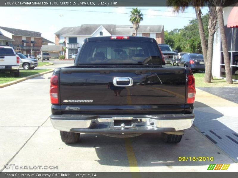 Black / Tan 2007 Chevrolet Silverado 1500 Classic LS Crew Cab