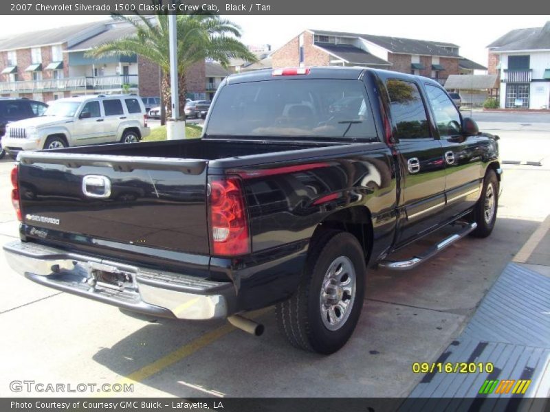 Black / Tan 2007 Chevrolet Silverado 1500 Classic LS Crew Cab