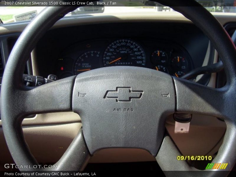 Black / Tan 2007 Chevrolet Silverado 1500 Classic LS Crew Cab