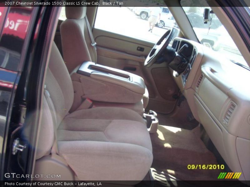 Black / Tan 2007 Chevrolet Silverado 1500 Classic LS Crew Cab