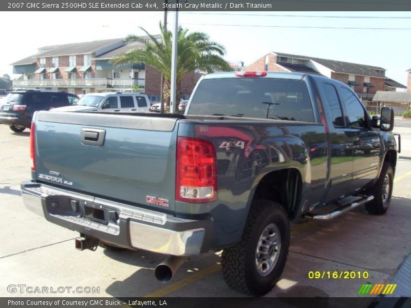 Stealth Gray Metallic / Dark Titanium 2007 GMC Sierra 2500HD SLE Extended Cab 4x4