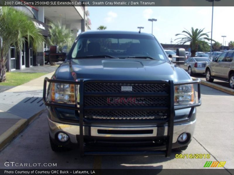 Stealth Gray Metallic / Dark Titanium 2007 GMC Sierra 2500HD SLE Extended Cab 4x4