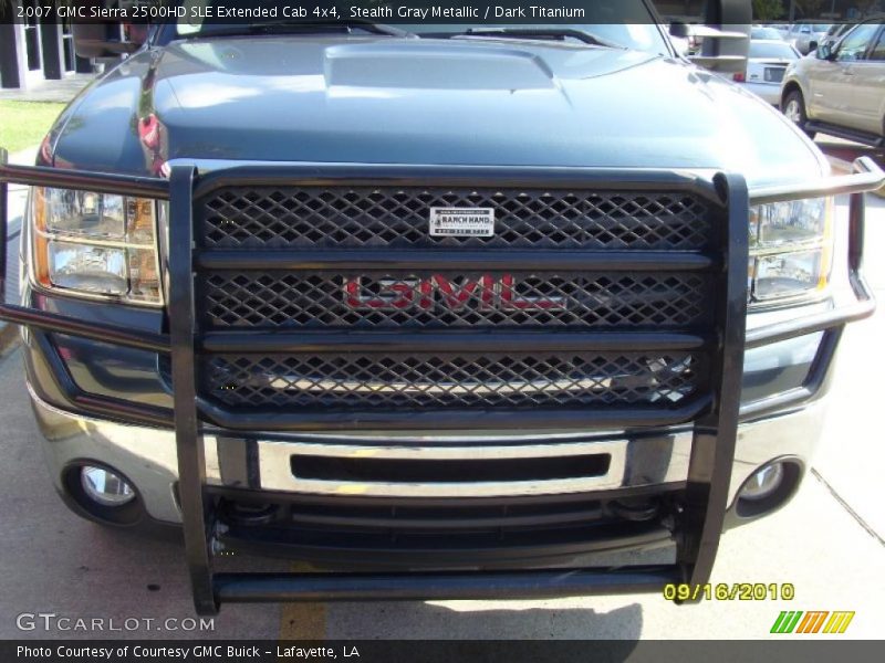 Stealth Gray Metallic / Dark Titanium 2007 GMC Sierra 2500HD SLE Extended Cab 4x4