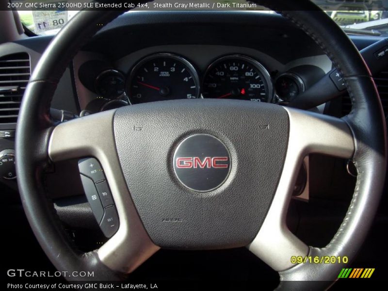 Stealth Gray Metallic / Dark Titanium 2007 GMC Sierra 2500HD SLE Extended Cab 4x4