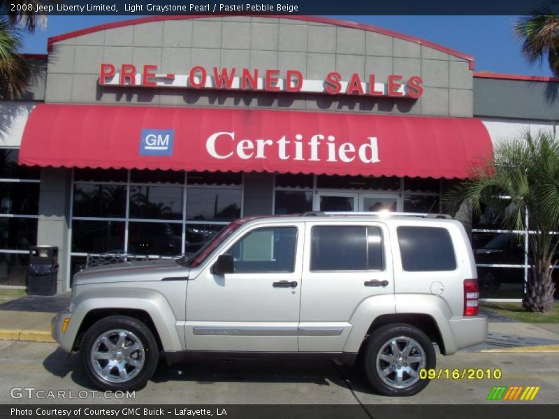 Light Graystone Pearl / Pastel Pebble Beige 2008 Jeep Liberty Limited