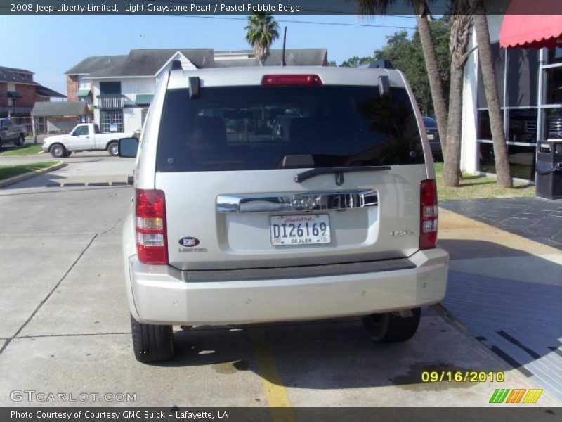Light Graystone Pearl / Pastel Pebble Beige 2008 Jeep Liberty Limited