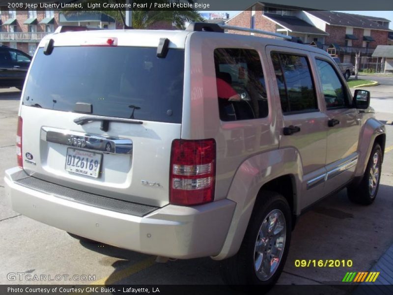 Light Graystone Pearl / Pastel Pebble Beige 2008 Jeep Liberty Limited