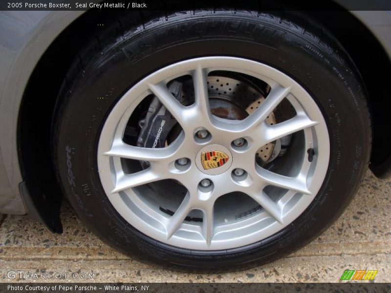 Seal Grey Metallic / Black 2005 Porsche Boxster