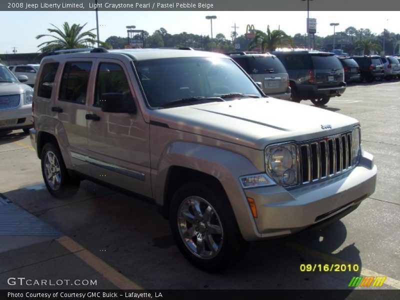 Light Graystone Pearl / Pastel Pebble Beige 2008 Jeep Liberty Limited
