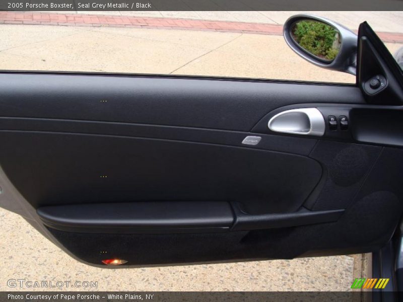 Seal Grey Metallic / Black 2005 Porsche Boxster