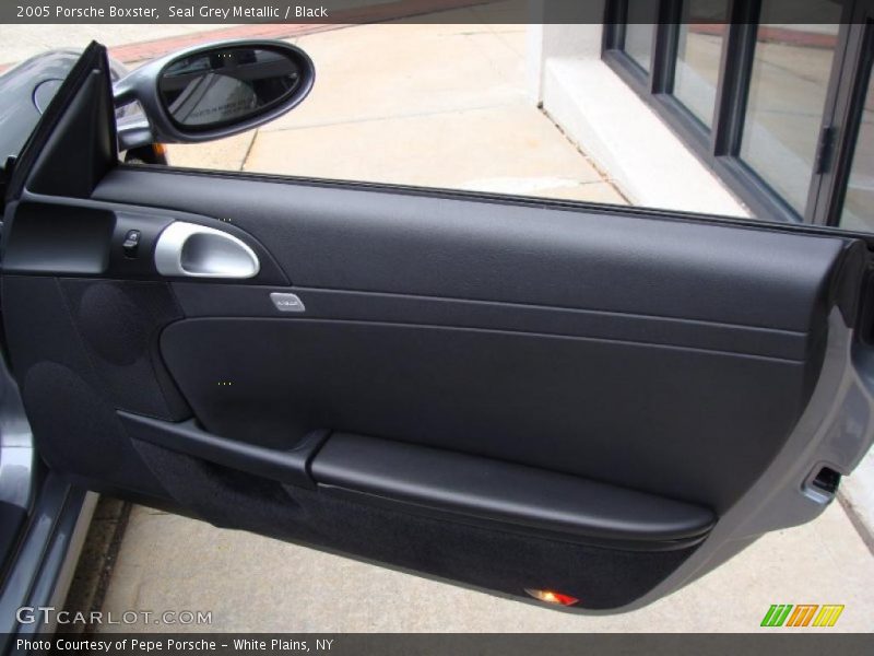 Seal Grey Metallic / Black 2005 Porsche Boxster