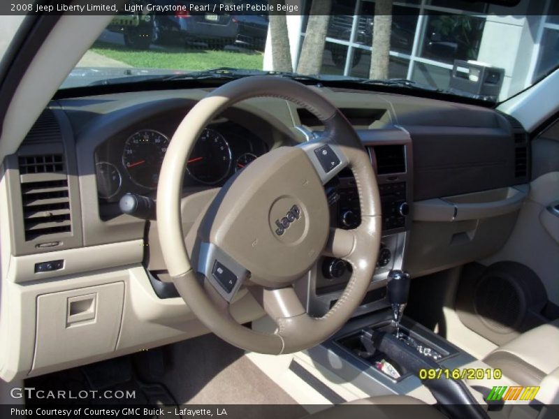 Light Graystone Pearl / Pastel Pebble Beige 2008 Jeep Liberty Limited