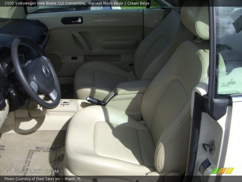 Harvest Moon Beige / Cream Beige 2005 Volkswagen New Beetle GLS Convertible