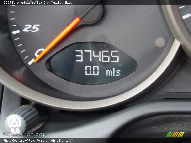 Seal Grey Metallic / Black 2005 Porsche Boxster