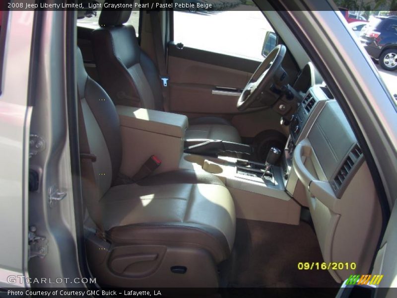 Light Graystone Pearl / Pastel Pebble Beige 2008 Jeep Liberty Limited