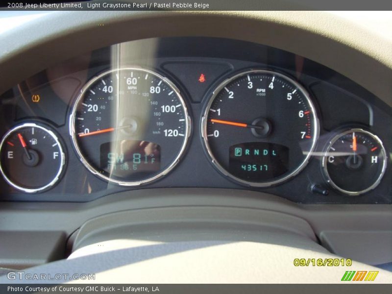 Light Graystone Pearl / Pastel Pebble Beige 2008 Jeep Liberty Limited