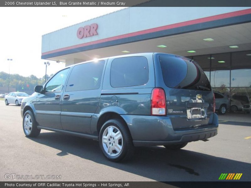 Blue Granite Metallic / Medium Gray 2006 Chevrolet Uplander LS