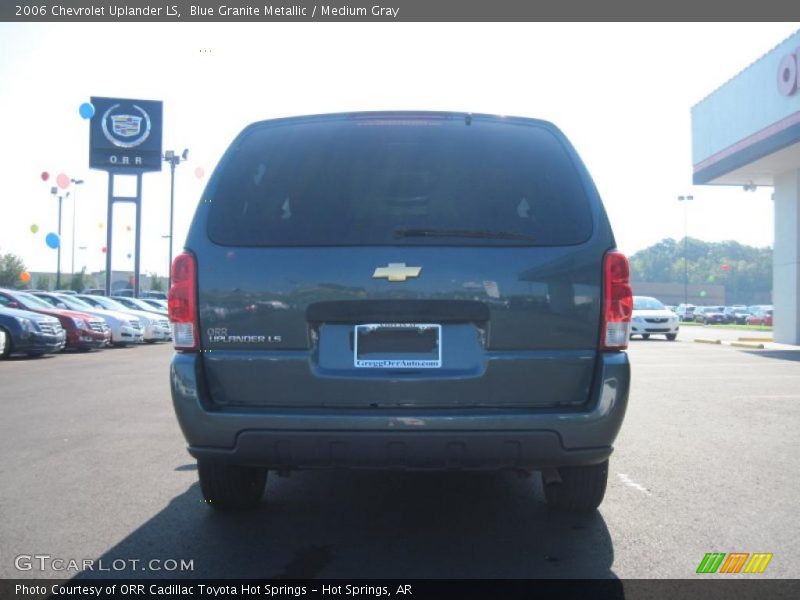 Blue Granite Metallic / Medium Gray 2006 Chevrolet Uplander LS