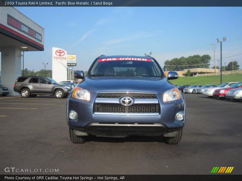 Pacific Blue Metallic / Sand Beige 2009 Toyota RAV4 Limited