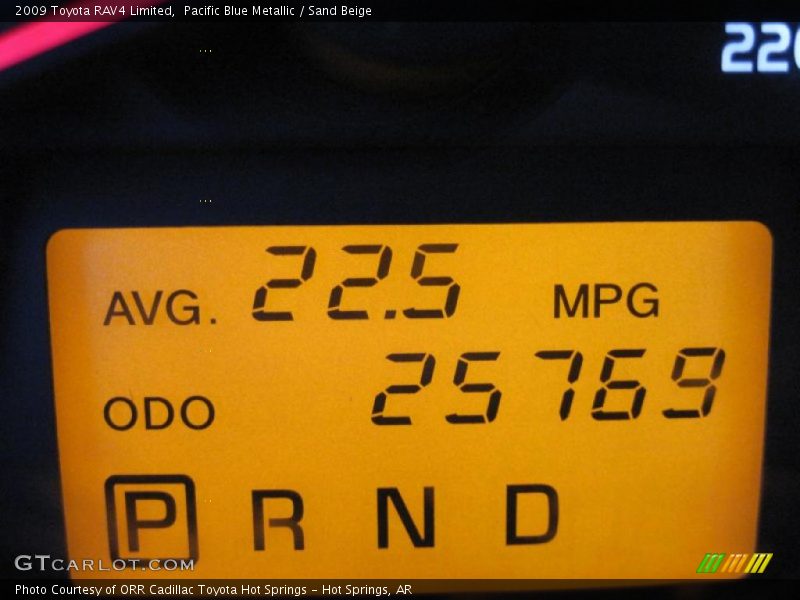Pacific Blue Metallic / Sand Beige 2009 Toyota RAV4 Limited