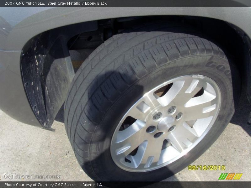 Steel Gray Metallic / Ebony Black 2007 GMC Yukon SLE