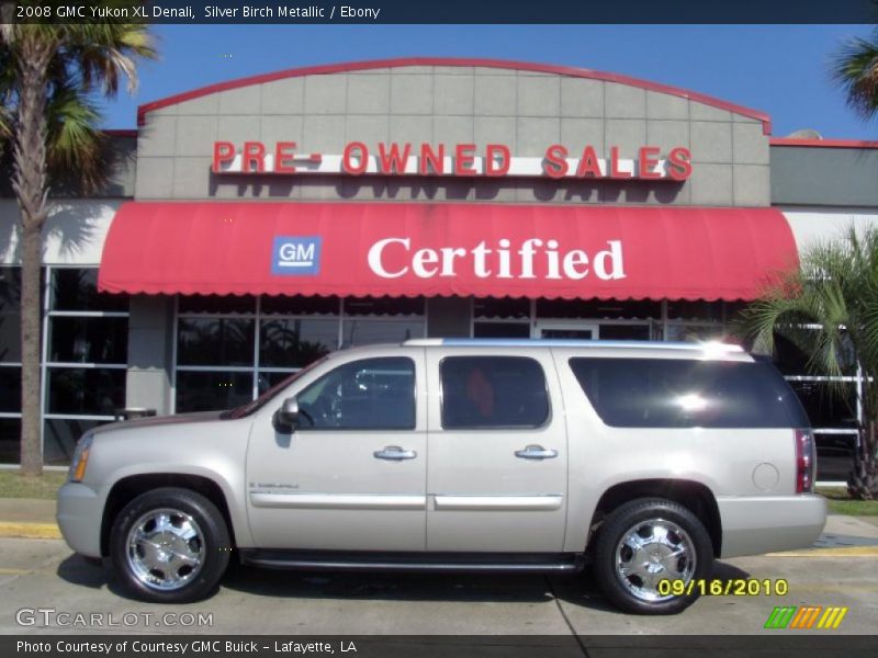 Silver Birch Metallic / Ebony 2008 GMC Yukon XL Denali