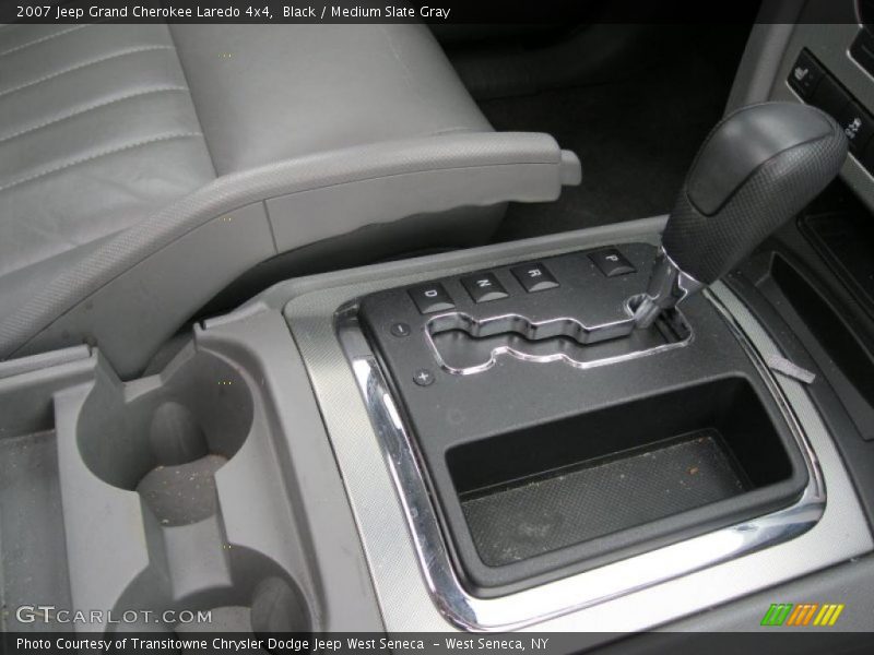 Black / Medium Slate Gray 2007 Jeep Grand Cherokee Laredo 4x4