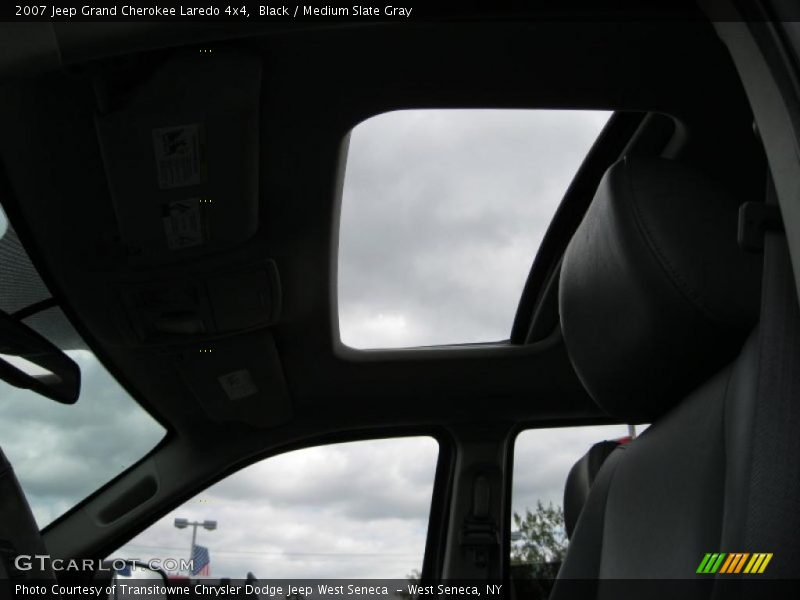 Black / Medium Slate Gray 2007 Jeep Grand Cherokee Laredo 4x4