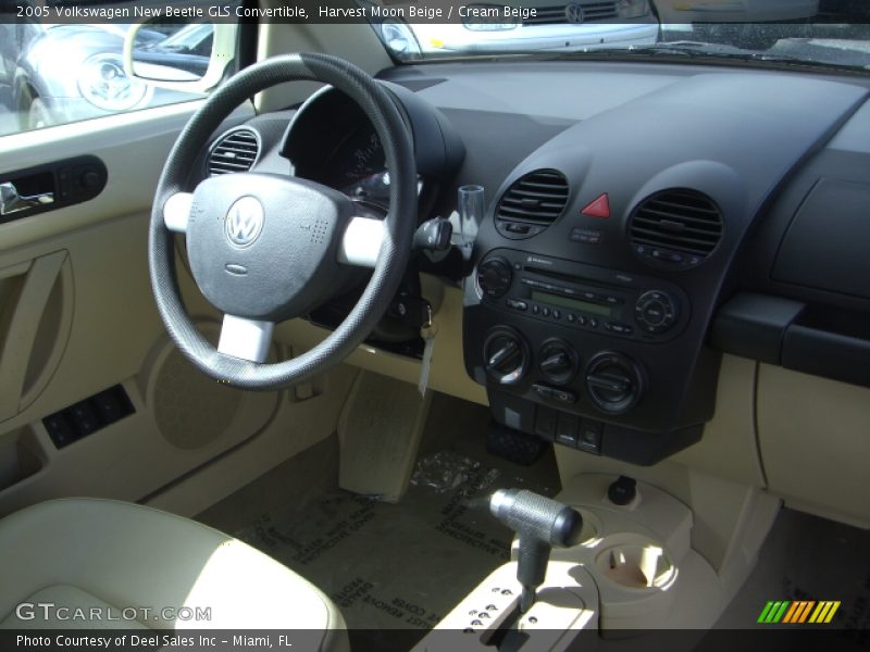 Harvest Moon Beige / Cream Beige 2005 Volkswagen New Beetle GLS Convertible