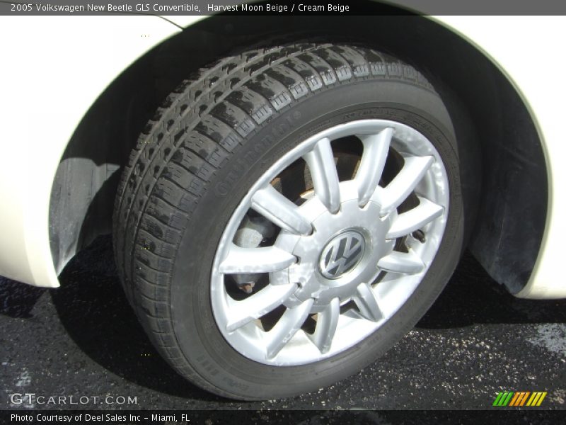 Harvest Moon Beige / Cream Beige 2005 Volkswagen New Beetle GLS Convertible