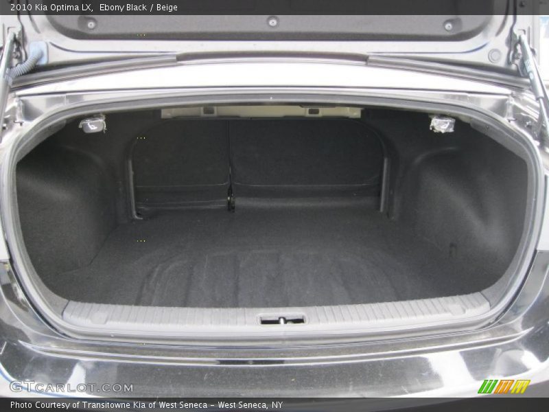 Ebony Black / Beige 2010 Kia Optima LX