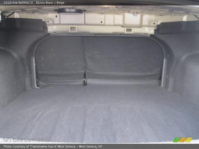 Ebony Black / Beige 2010 Kia Optima LX