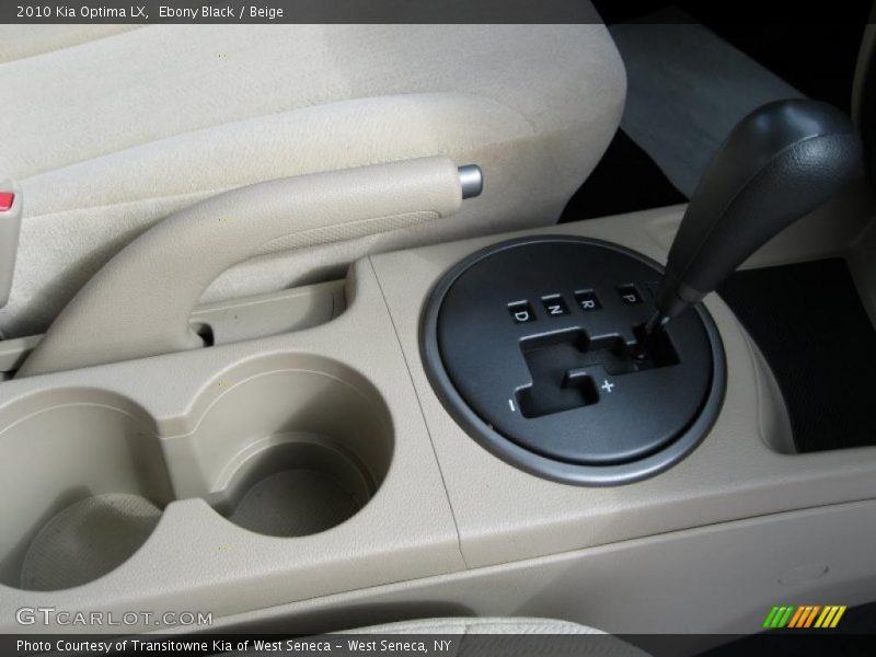 Ebony Black / Beige 2010 Kia Optima LX