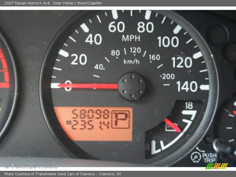 Solar Yellow / Steel/Graphite 2007 Nissan Xterra X 4x4
