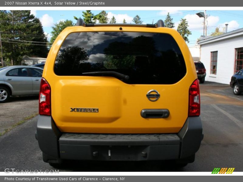 Solar Yellow / Steel/Graphite 2007 Nissan Xterra X 4x4