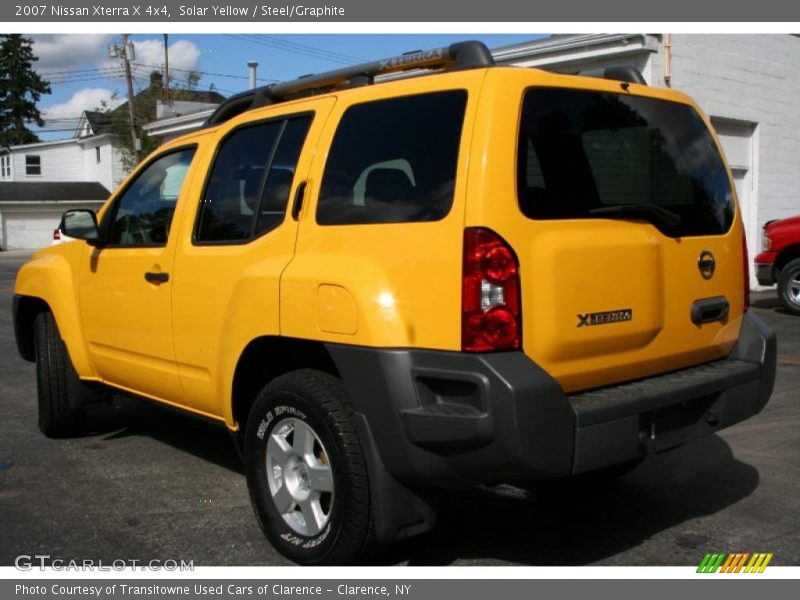 Solar Yellow / Steel/Graphite 2007 Nissan Xterra X 4x4