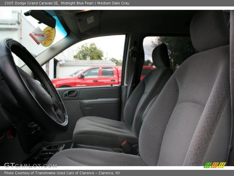 Midnight Blue Pearl / Medium Slate Gray 2005 Dodge Grand Caravan SE