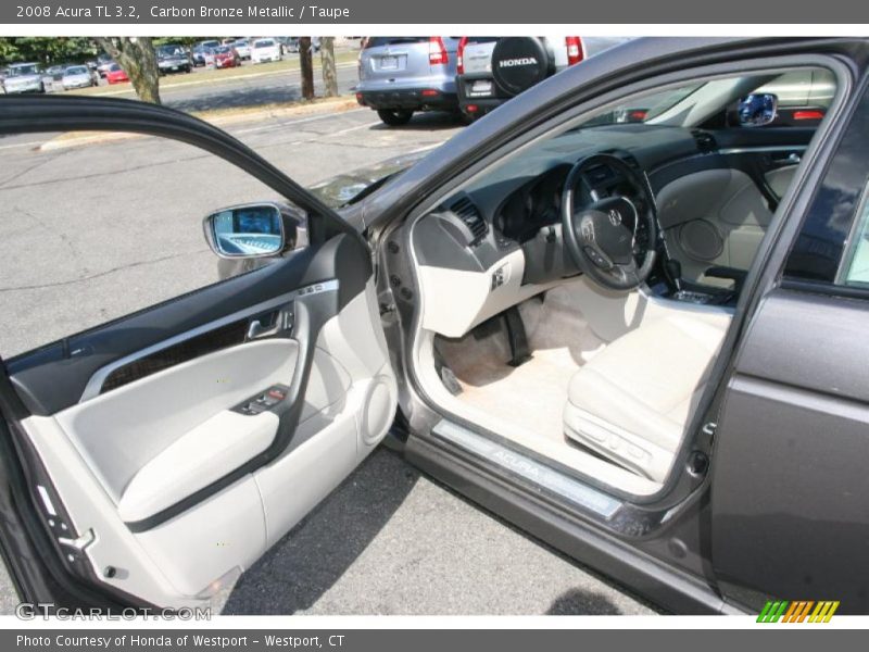 Carbon Bronze Metallic / Taupe 2008 Acura TL 3.2