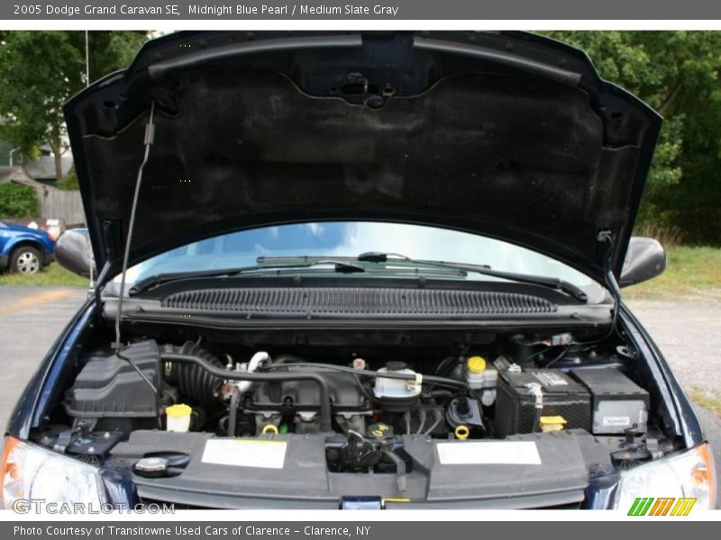 Midnight Blue Pearl / Medium Slate Gray 2005 Dodge Grand Caravan SE