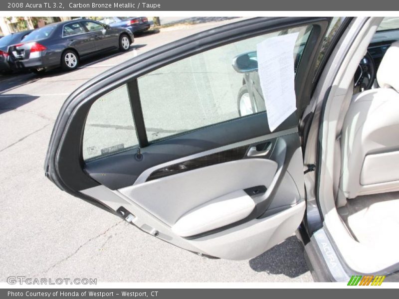 Carbon Bronze Metallic / Taupe 2008 Acura TL 3.2