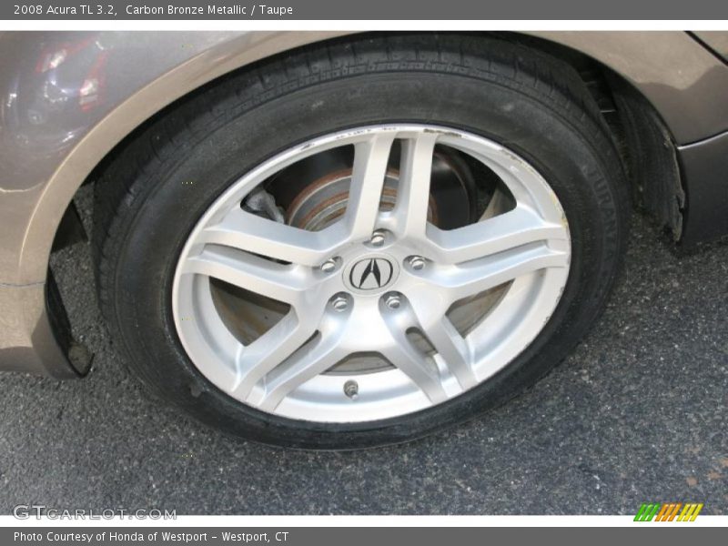 Carbon Bronze Metallic / Taupe 2008 Acura TL 3.2