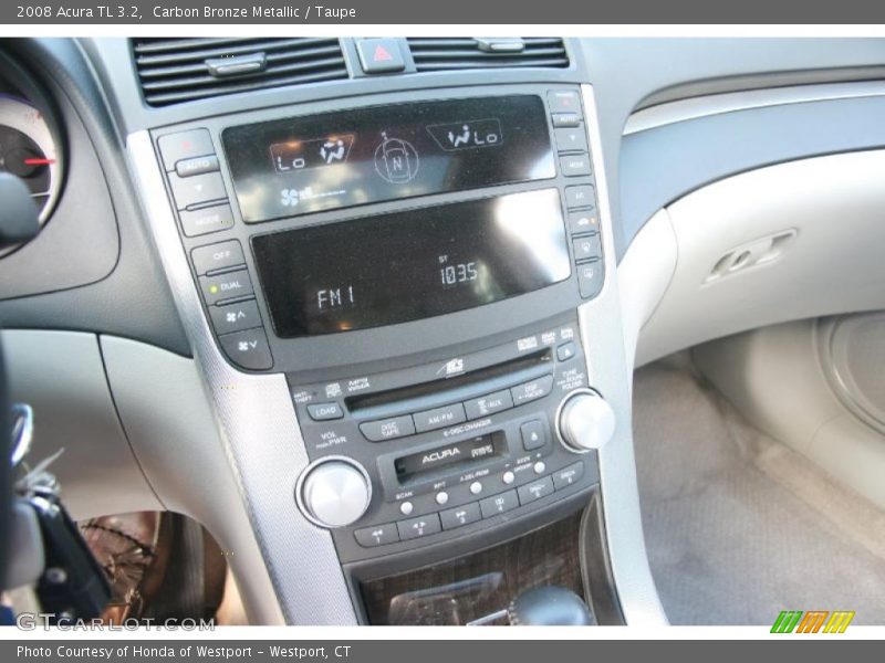 Carbon Bronze Metallic / Taupe 2008 Acura TL 3.2