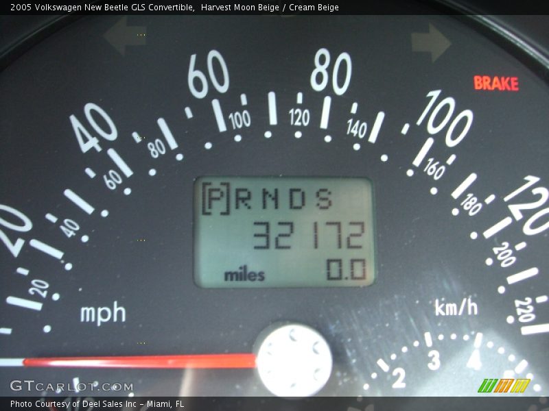 Harvest Moon Beige / Cream Beige 2005 Volkswagen New Beetle GLS Convertible